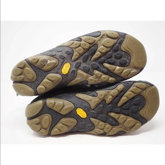 Merrell Black Leather Fur Line Winter Snow Boots Women Sz 5 - Picture 10 of 12